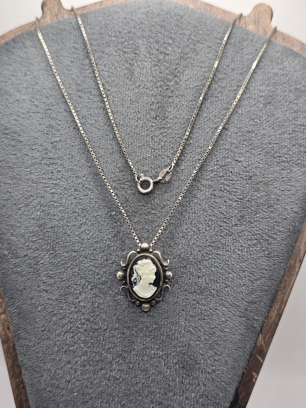 Vintage Cameo Sterling Silver
